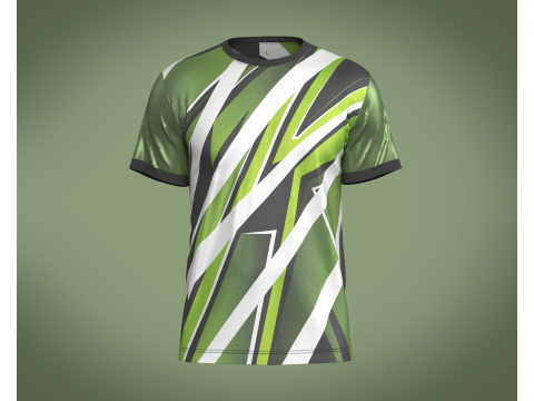 Soccer Print Jersey Modelo 3D