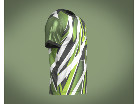 Soccer Print Jersey Modelo 3D