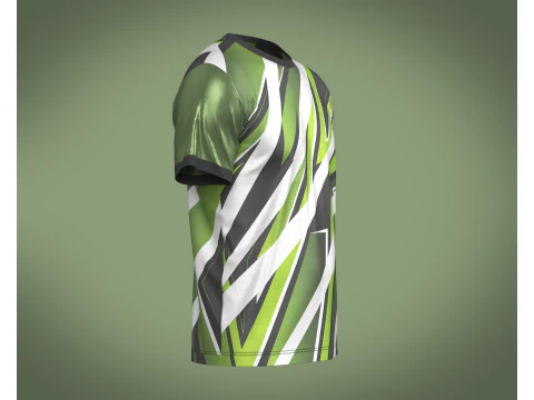 Soccer Print Jersey 3D Model
