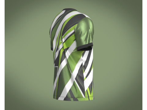 Soccer Print Jersey Modelo 3D