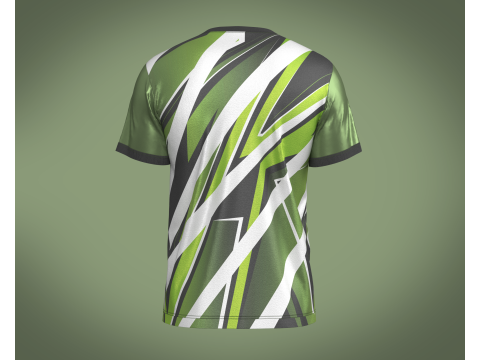 Soccer Print Jersey Modelo 3D