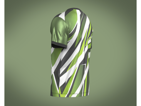 Soccer Print Jersey Modelo 3D
