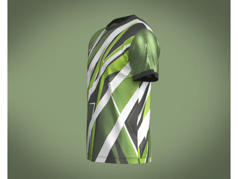 Soccer Print Jersey 3D Model