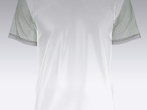 Soccer Print Jersey Modelo 3D