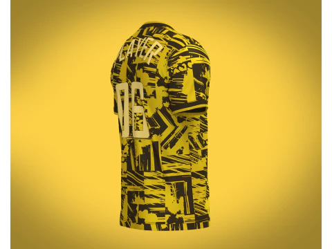 Soccer Printed jersey Player-06 3D Model