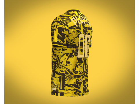 Soccer Printed jersey Player-06 3D Model