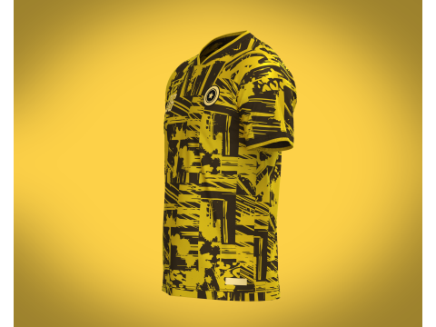 Soccer Printed jersey Player-06 3D Model