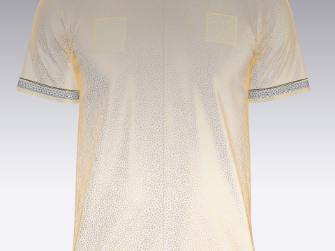 Soccer Printed jersey Player-06 3D Model