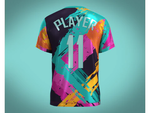 Soccer Printed Jersey Player 11 3D Model