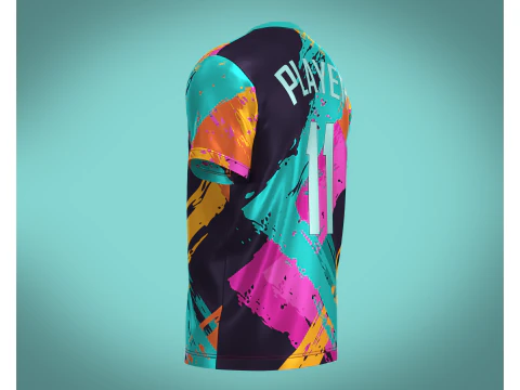 Soccer Printed Jersey Player 11 3D Model