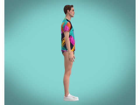 Soccer Printed Jersey Player 11 3D 模型
