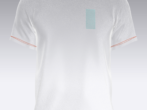 Soccer Printed Jersey Player 11 3D 模型