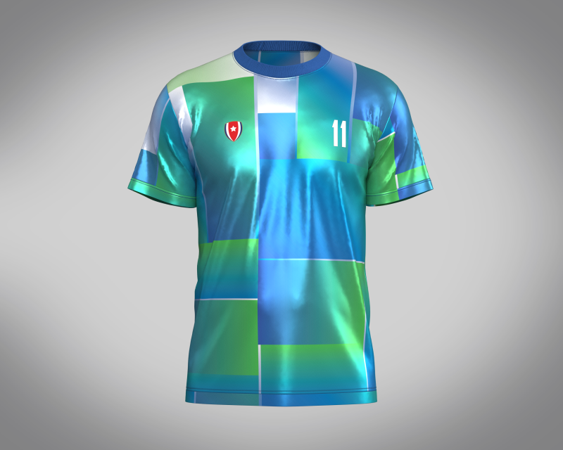 Soccer Printed Jersey - 11 3D Model .c4d .max .obj .3ds .fbx .stl .blend 