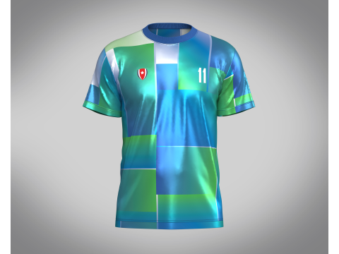 Soccer Printed Jersey - 11 Model 3D