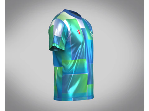 Soccer Printed Jersey - 11 3D Model