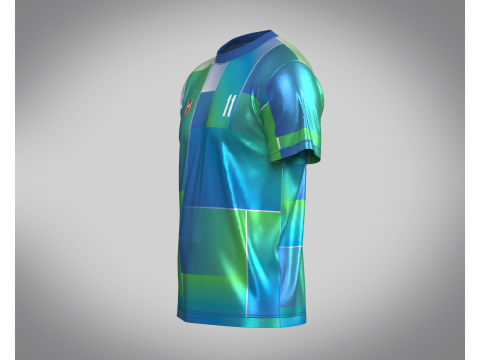 Soccer Printed Jersey - 11 3D Model