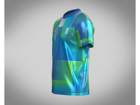 Soccer Printed Jersey - 11 3D Model