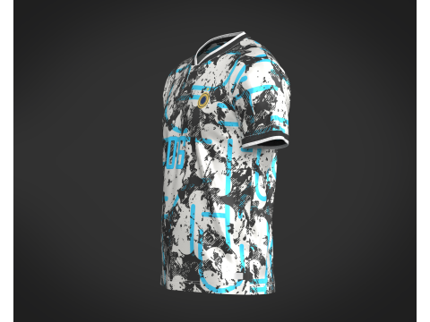 Soccer Printed jersey Player-06 V2 Modelo 3D