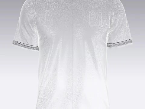Soccer Black Jersey Player-04 3D Model