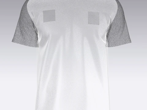 Soccer Black jersey Player 03 3D Model