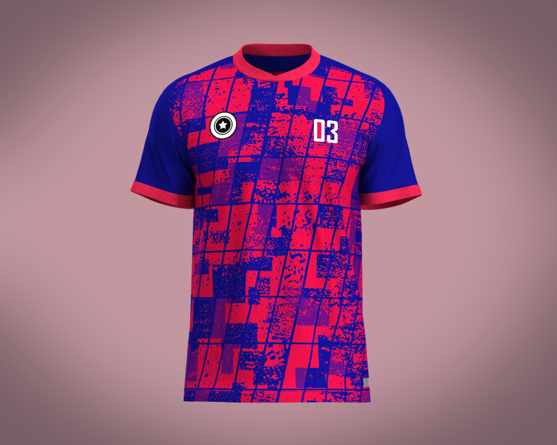 Soccer Blue jersey Player 03 V2 Model 3D .c4d .max .obj .3ds .fbx .stl .blend 