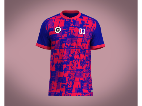 Soccer Blue jersey Player 03 V2 Modelo 3D