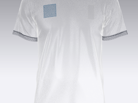 Soccer Blue Jersey Player-11 3D Модель
