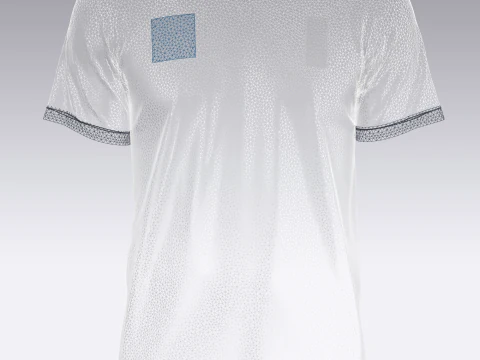 Soccer Blue Jersey Player-11 3D Model
