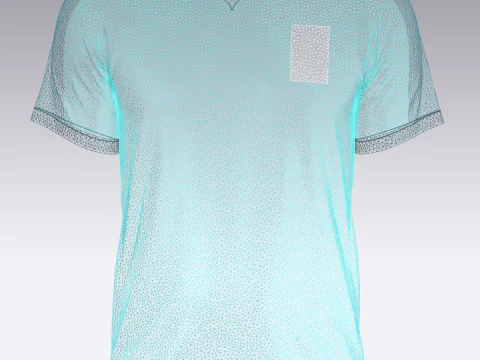 Mens Soccer Ash color Jersey Player-10 3D Model