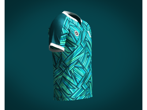 Men Soccer Printed Jersey Player-10 Modelo 3D
