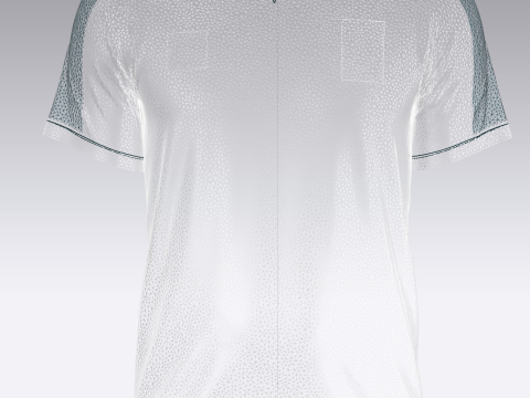 Men Soccer Printed Jersey Player-10 Modelo 3D