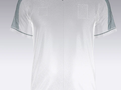 Men Soccer Printed Jersey Player-10 3D Model
