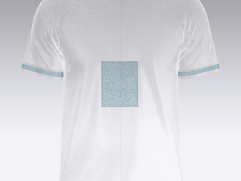 Soccer Advanced jersey Player-06 Modello 3D