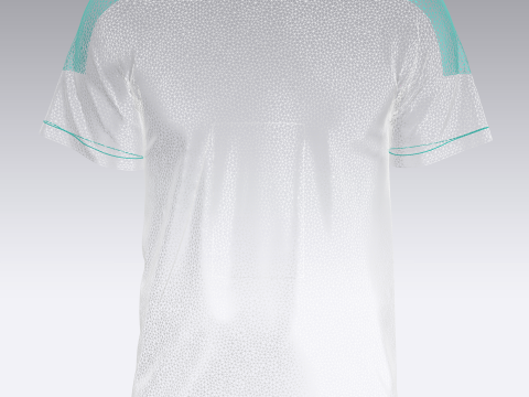 Soccer Ash with Blue color Jersey Player-10 3D 모델
