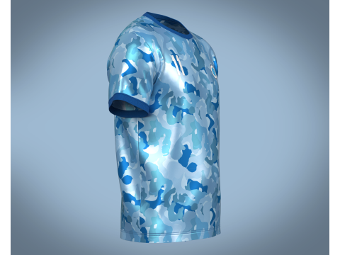 Soccer Camo Football Jersey Player 11 Modello 3D