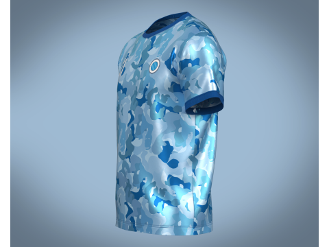 Soccer Camo Football Jersey Player 11 Modello 3D