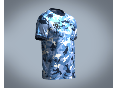 Soccer Camo Jersey Player 08 Modèle 3D