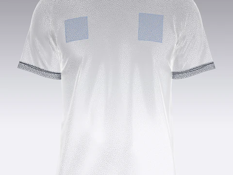 Soccer Camo Jersey Player 08 3D Model