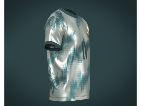 Soccer Football Ash Jersey Player-11 3D Model