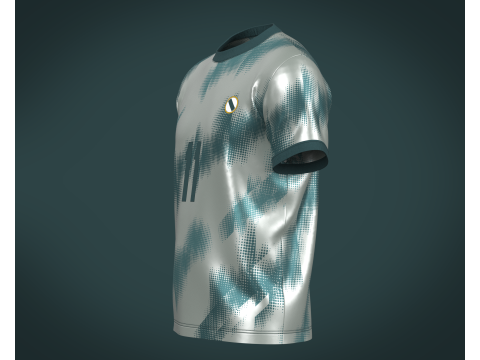 Soccer Football Ash Jersey Player-11 3D Model