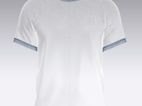 Soccer Football Blue and Black Jersey Player-11 3D Model
