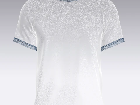 Jogador de futebol azul e preto de camisa-11 Modelo 3D