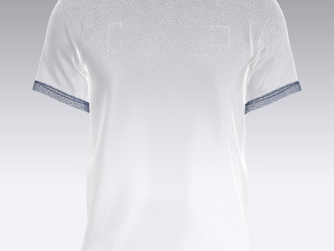 Soccer Football Blue color Jersey Player-11 3D Model