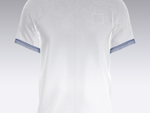 Soccer Football Blue Jersey Player-11 3D Model