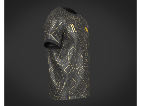 Soccer Football Jersey Player 11 3D Model