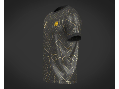 Soccer Football Jersey Player 11 3D Model