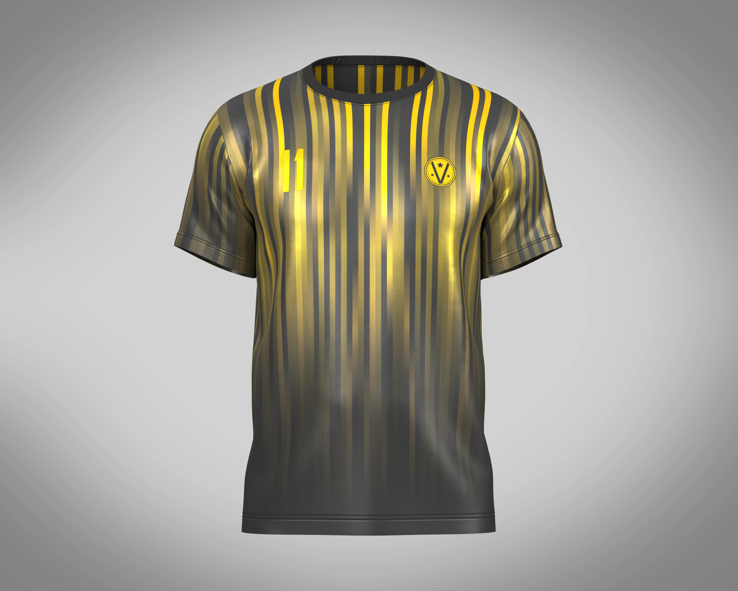 Soccer Football Jersey Player-11 3D Model .c4d .max .obj .3ds .fbx .stl .blend 