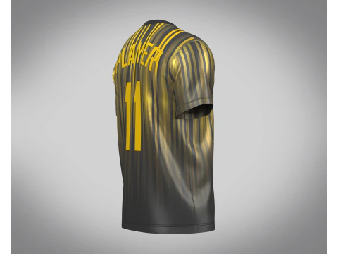 Soccer Football Jersey Player-11 3D Model