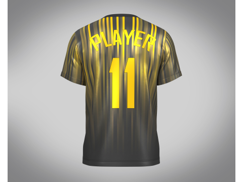 Soccer Football Jersey Player-11 Modelo 3D