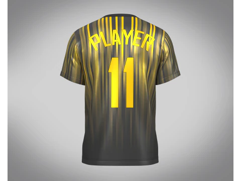 Soccer Football Jersey Player-11 3D Model